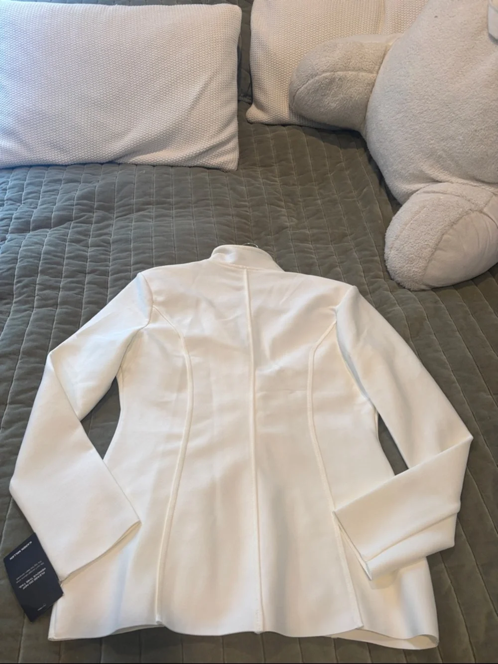 Karen Millen White Embellished Floral Appliqué Jacket - Picture 16 of 16